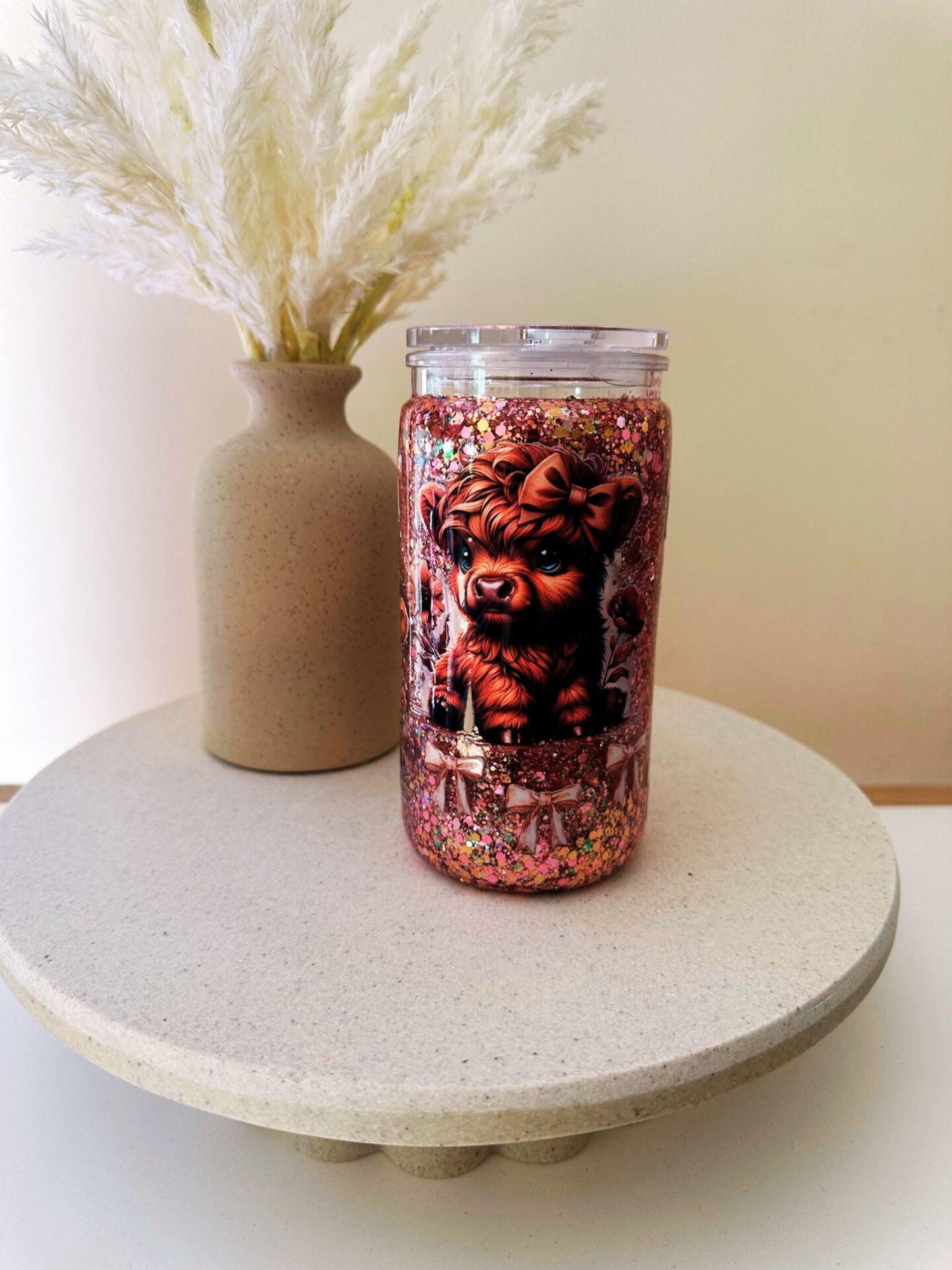 #6 Glitter Snowglobe Tumbler