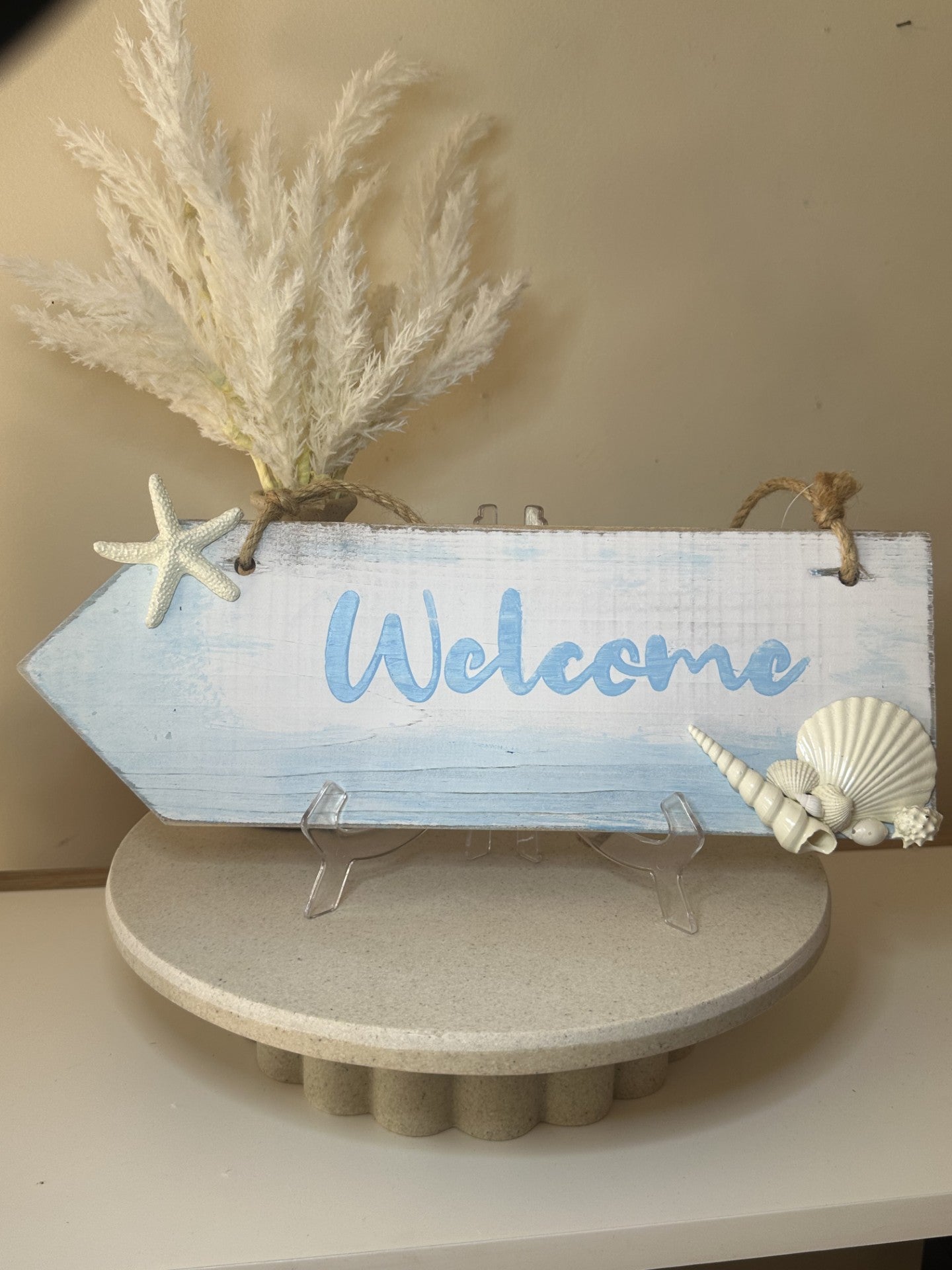 Welcome Sign - Custom Shell Design