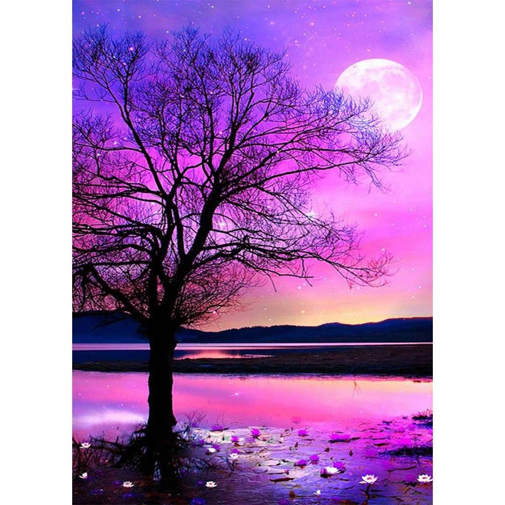 Purple Sunset Diamond Painting