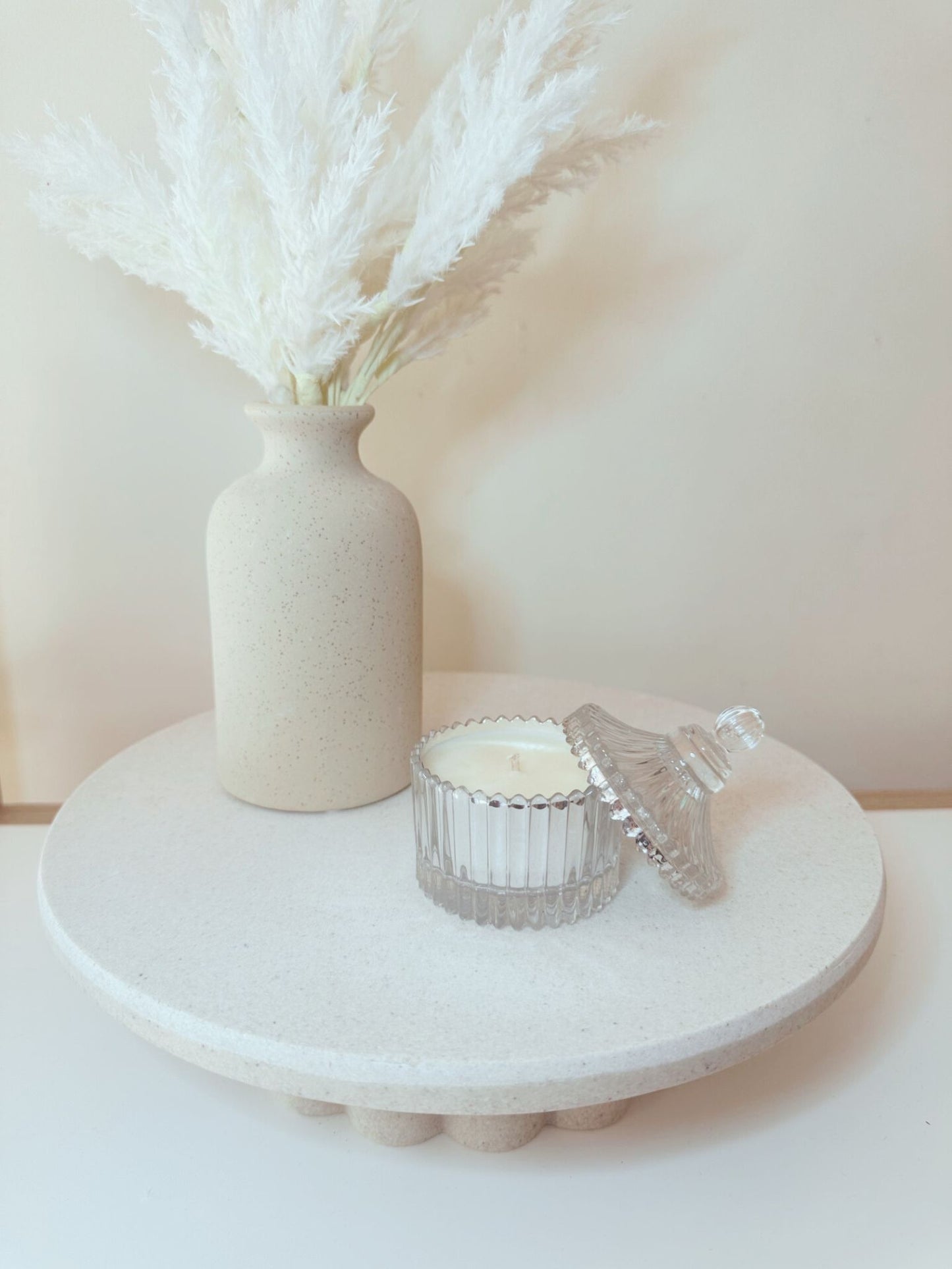 Serenity Glow Candle - Silver
