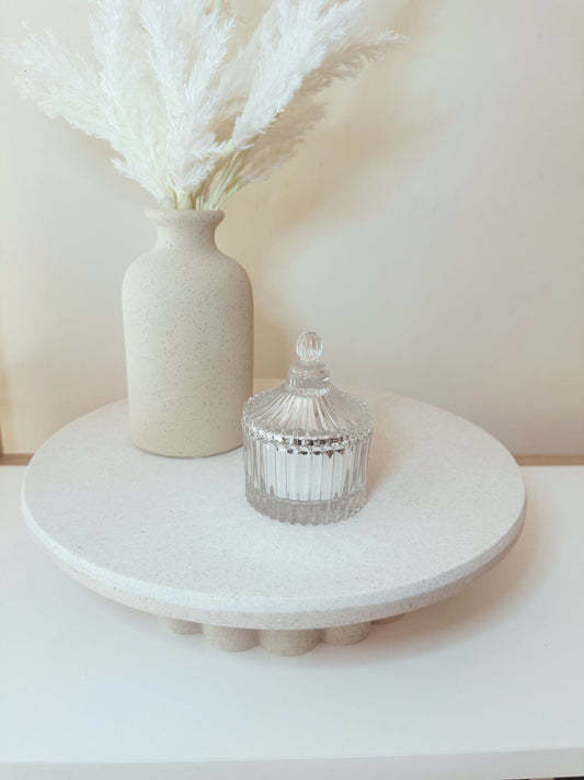 Serenity Glow Candle - Silver