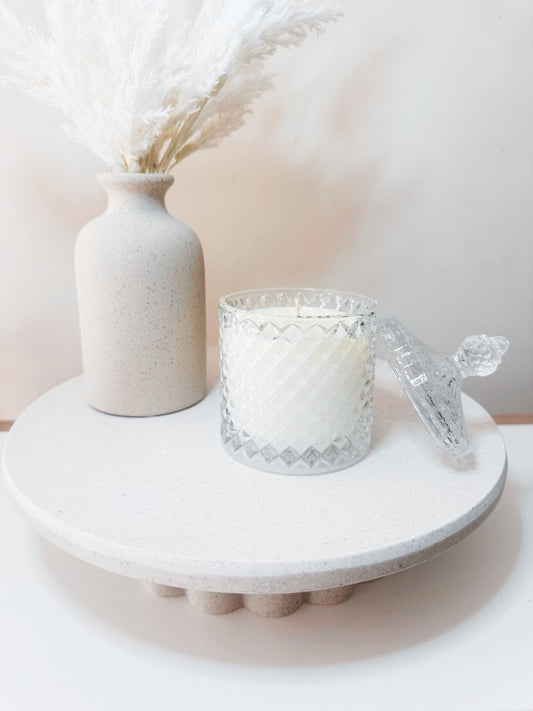 Infinity Candle - Crystal Clear