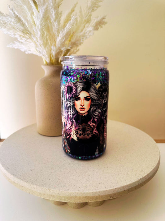 #7 Glitter Snowglobe Tumbler