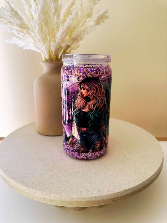 #4 Glitter Snowglobe Tumbler