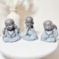 Turquoise Monks Set of 3