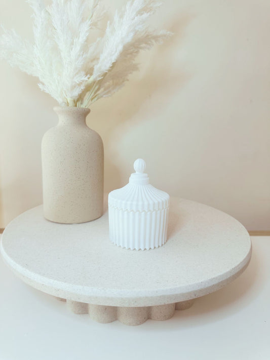 Serenity Glow Candle - Matte White