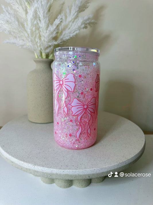 #9 Glitter Snowglobe Tumbler