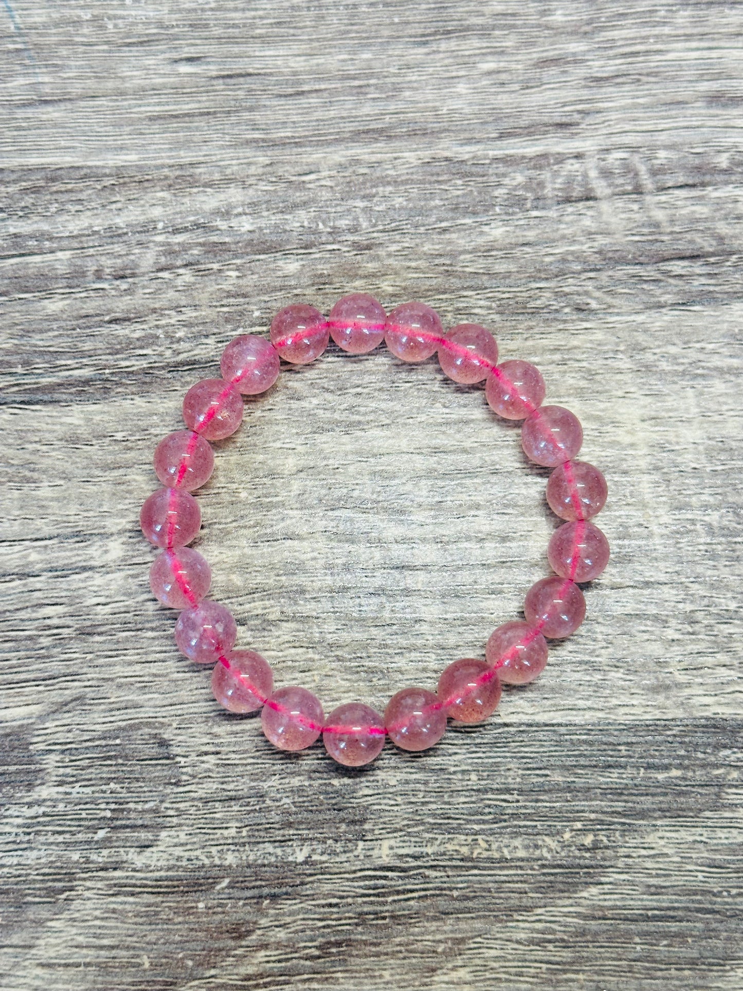 Strawberry Quartz Bracelet