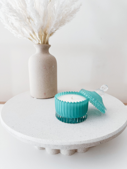 Serenity Glow Candle - Teal