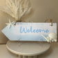 Welcome Sign - Custom Shell Design