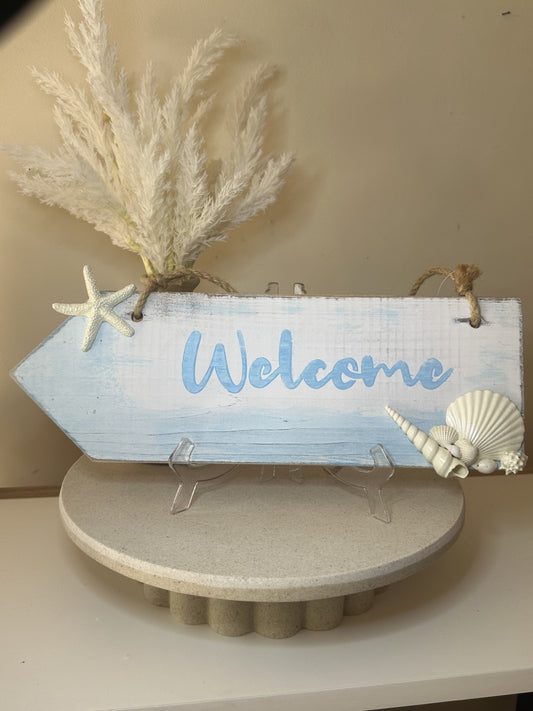Welcome Sign - Custom Shell Design
