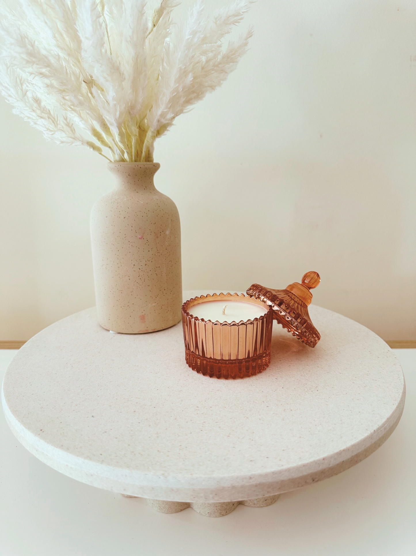 Serenity Glow Candle - Rose Gold
