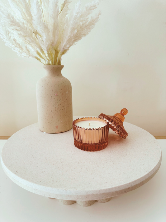 Serenity Glow Candle - Rose Gold