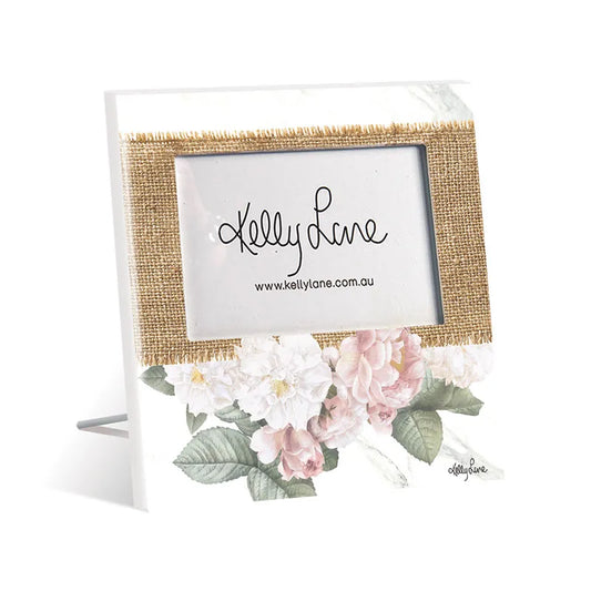 Hessian Photo Frame