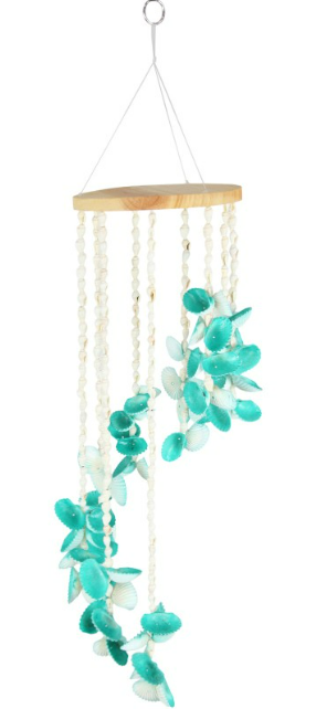 Turquoise Shell Spiral Hanger