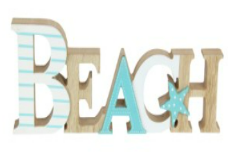 Beach Wooden Sign