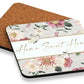 Vintage Floral Coasters Set of 6