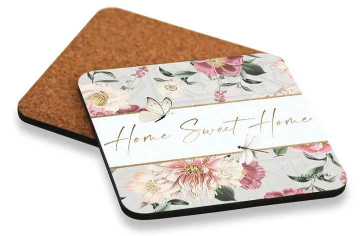 Vintage Floral Coasters Set of 6