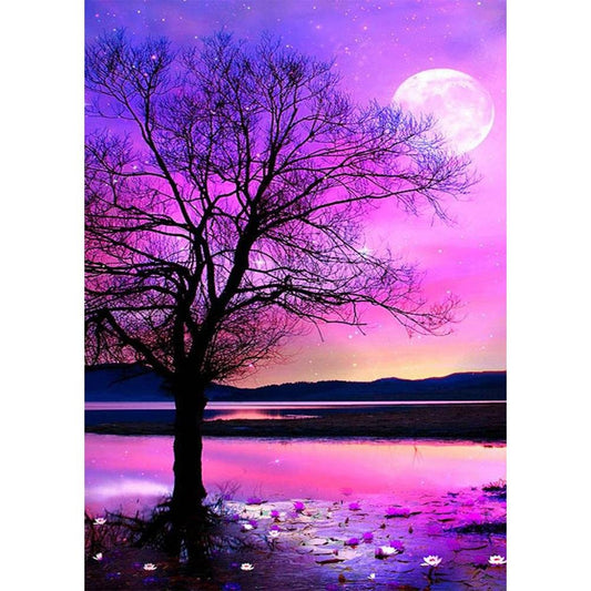 Purple Sunset Diamond Painting