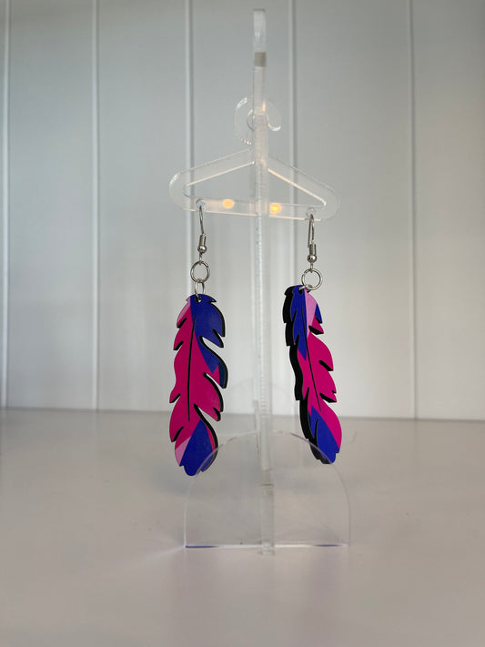 Feather Sublimated Earrings