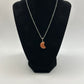 Golden Sandstone Crystal Moon Necklace