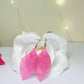 Pink Leaf Earrings