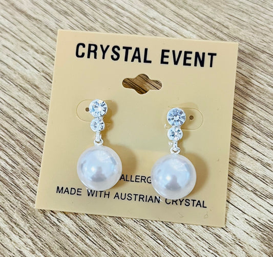 Single Pearl Earrings