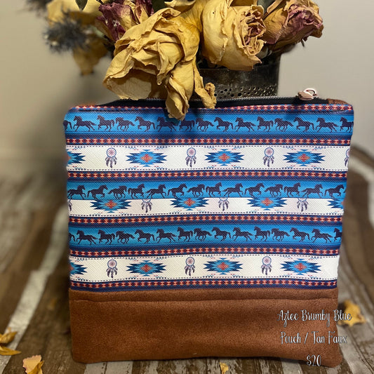 Aztec Brumby Blue / Tan