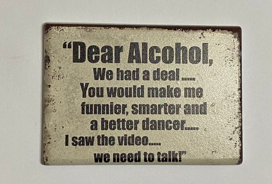 Alcohol - Fridge Magnet