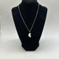 Howlite Crystal Moon Necklace