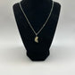 Dalmatian Crystal Moon Necklace